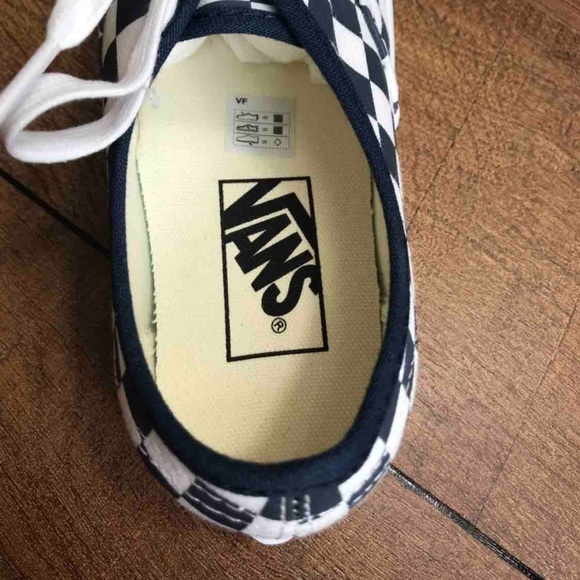 VANS 🔥SALE!🔥 Authentic Checkerboard Drs Dark Blue Kid's OA2Z5IKLS - Picture 7 of 8